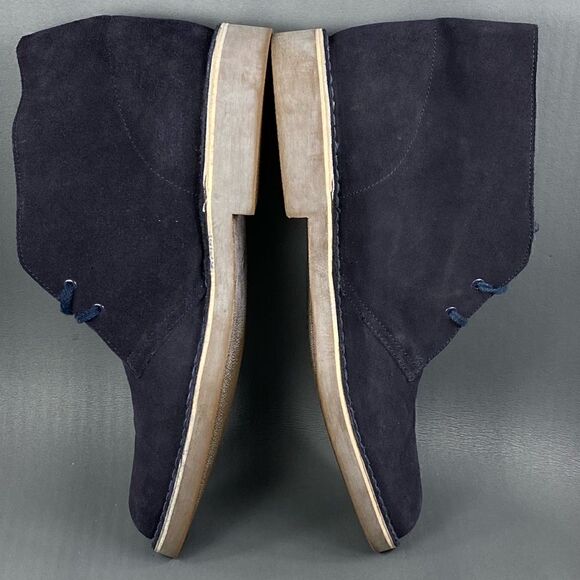 Clark’s Originals Desert Chukka Boots Daim Blue Suede Lace up boots mens size 13 main image 4
